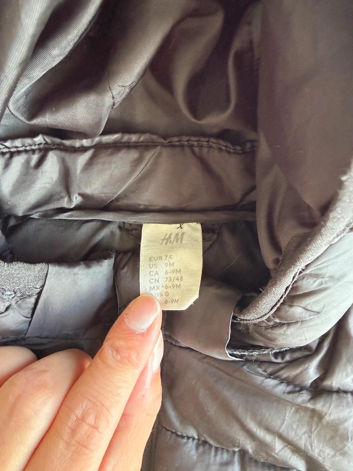 Black duffle coat H&M 74 – photo 2